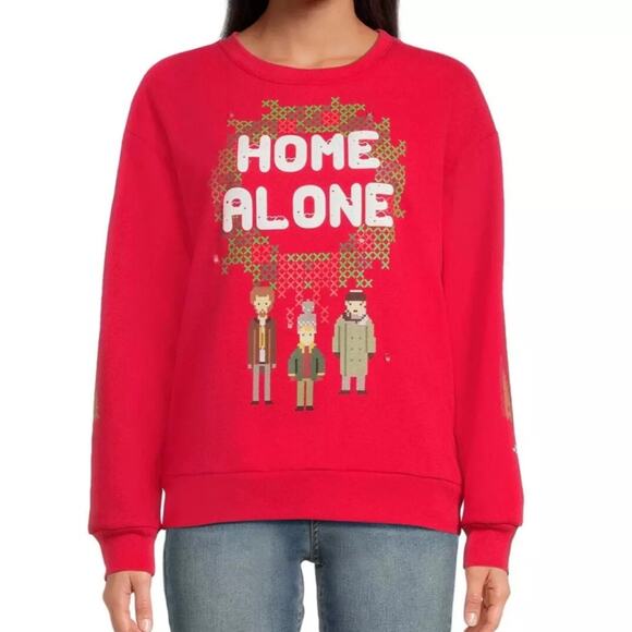 Home Alone Light Up Christmas Holiday Ugly Sweatshirt Sweater Size XL - Picture 2 of 12